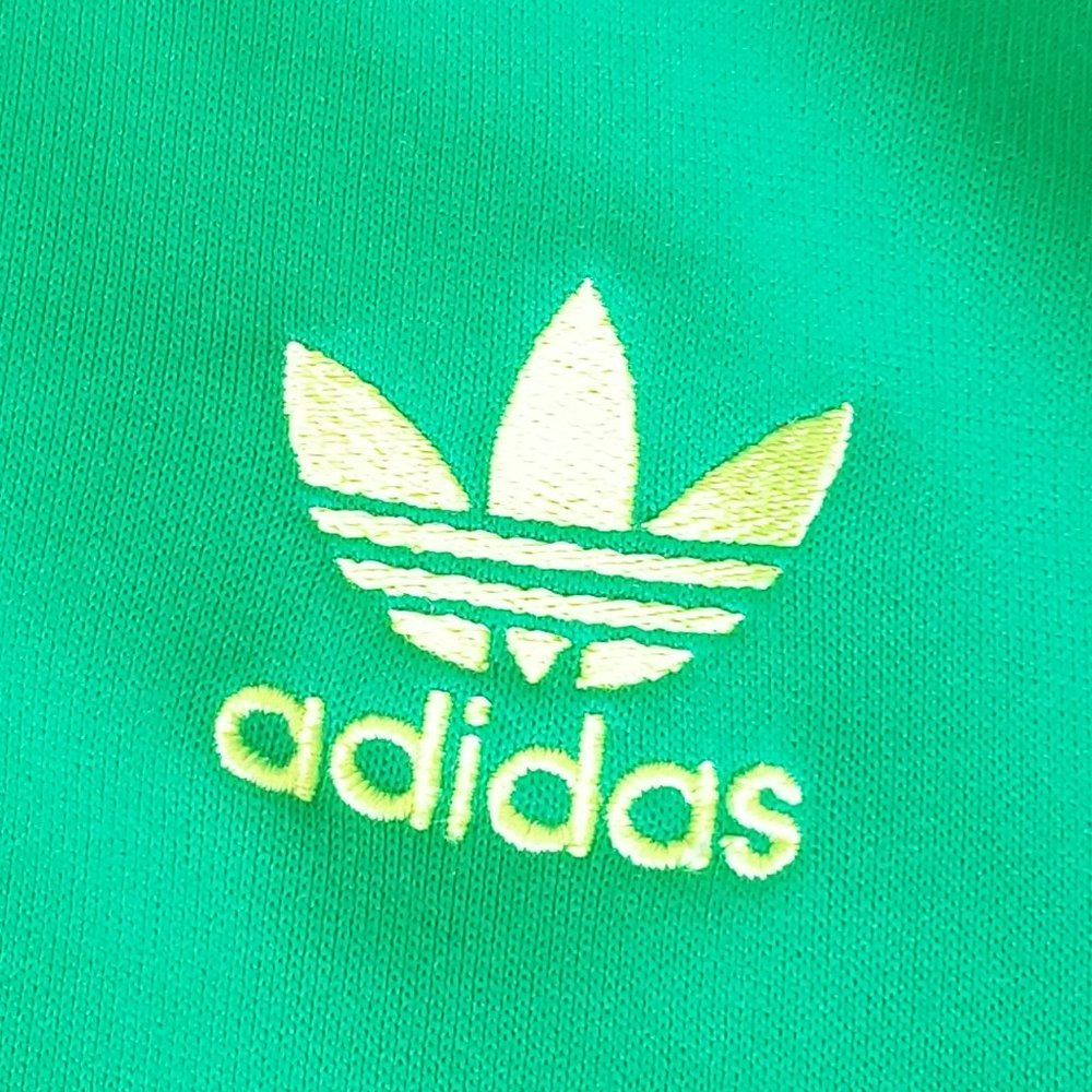 Kids Adidas Track Jacket Size Large Green - Picture 5 of 8